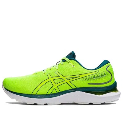 Asics Gel-cumulus 24 'safety Yellow Velvet Pine' In Green
