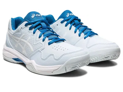 Asics Gel-dedicate 7 Clay 1042a168-405 Womens 9.5 Sky White Tennis Shoes Eee4249