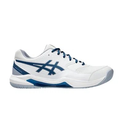 Pre-owned Asics Gel Dedicate 8 2e Wide 'white Mako Blue'