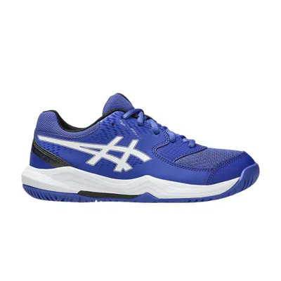 Pre-owned Asics Gel Dedicate 8 Gs 'dark Cobalt White' | Blue | Kid's Size 2.5