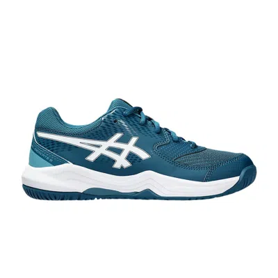Pre-owned Asics Gel Dedicate 8 Gs 'restful Teal White' | Kid's Size 5.5