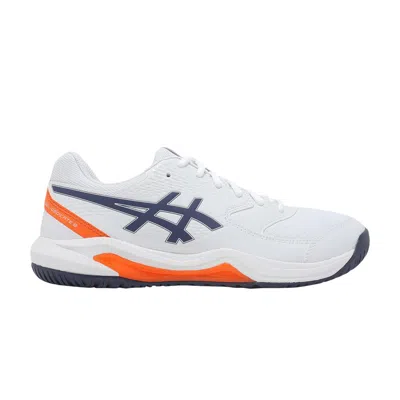 Pre-owned Asics Gel Dedicate 8 'white Indigo Fog Orange' | Men's Size 11