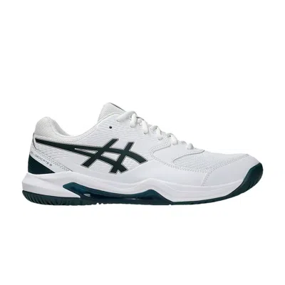 Pre-owned Asics Gel Dedicate 8 Wide 'white Saxon Green' | Men's Size 9
