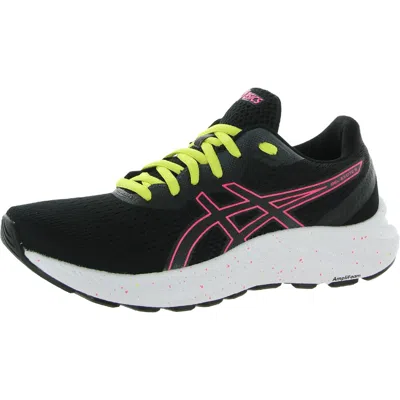 Asics Gel-excite 8 Womens Fitness Trainers Running Shoes In Black