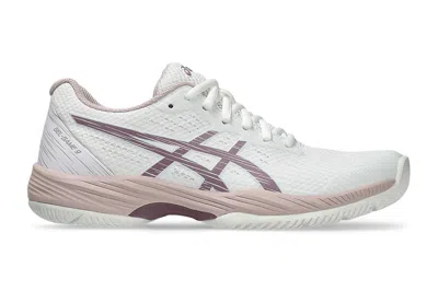 Pre-owned Asics Gel-game 9 White Dusty Mauve (women's) In White/dusty Mauve