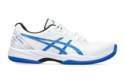 Pre-owned Asics Gel-game 9 White Tuna Blue In White/tuna Blue