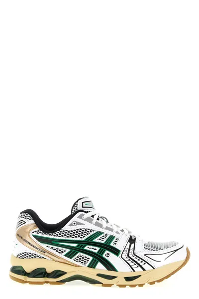 Asics Heritage Running Silhouette Gel-kayano 14 Sneakers In Green