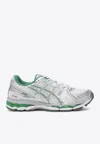 Asics Breathable Mesh And Synthetic Leather Sneakers In White
