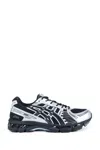 Asics Mens Gel Kayano 12 Woven Trainers Black Graphite Grey In Silver