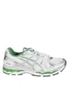 Asics Breathable Mesh And Synthetic Leather Sneakers In White