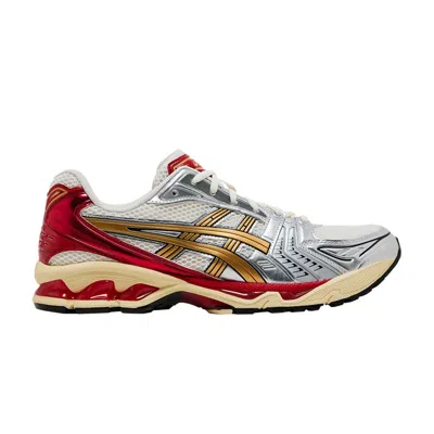 Pre-owned Asics Gel Kayano 14 'just Say No' Sneaker Politics Exclusive | Cream | Men's Size 4.5 In White