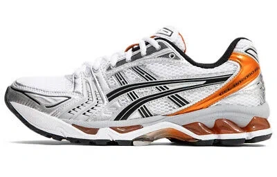 Pre-owned Asics Gel-kayano 14 Low Silver Piquant Orange - 1201a019-109 In White