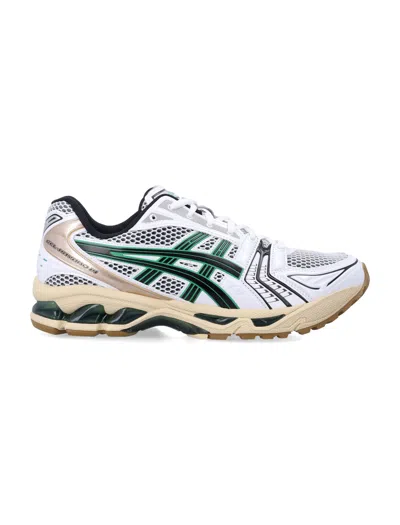 Asics Heritage Running Silhouette Gel-kayano 14 Sneakers In Green