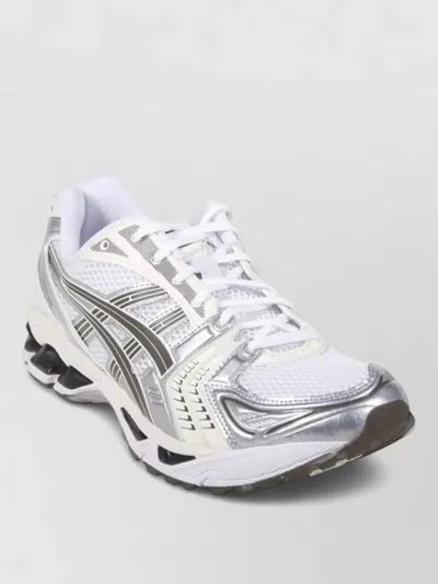 Asics Gel Kayano 14 Mesh Upper Rubber Sole In White
