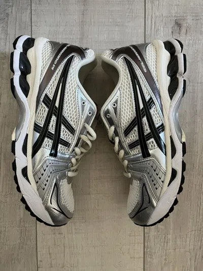 Pre-owned Asics Gel-kayano 14 “metallic Plum” Shoes In White