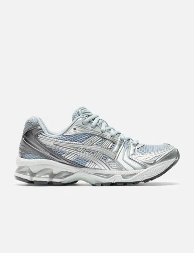 Asics Multicolor Mesh And Rubber Gel-kayano 14 Sneakers In Blue
