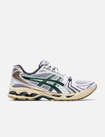 Asics Heritage Running Silhouette Gel-kayano 14 Sneakers In Green