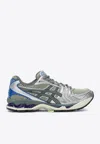 Asics Casual Sneakers With Mesh Upper And Rubber Outsole In Blue