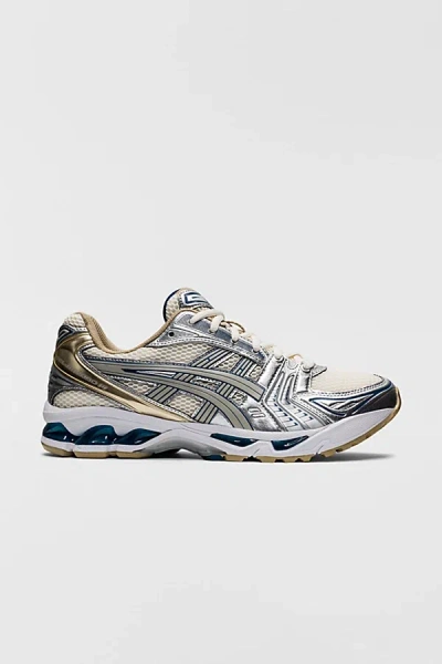 Asics Gel-kayano 14 Sneaker In Cream/pure Silver, Men's At Urban Outfitters In Cream/pure Silver