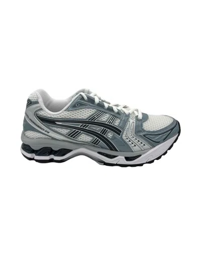 Asics Gel-kayano 14 Sneakers - White/fjord Grey In Gray