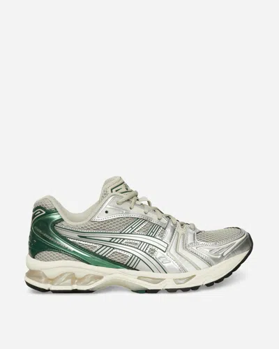 ASICS GEL-KAYANO 14 SNEAKERS DRIED LEAF GREEN / PURE SILVER