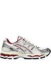 Asics Grey And Red Gel-kayano 12.1 Sneakers In Multi