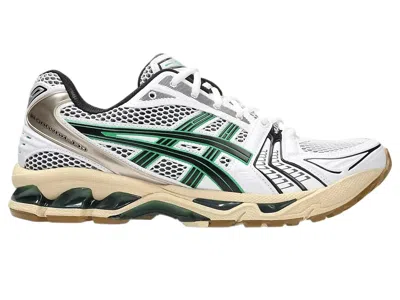 Asics Heritage Running Silhouette Gel-kayano 14 Sneakers In Green