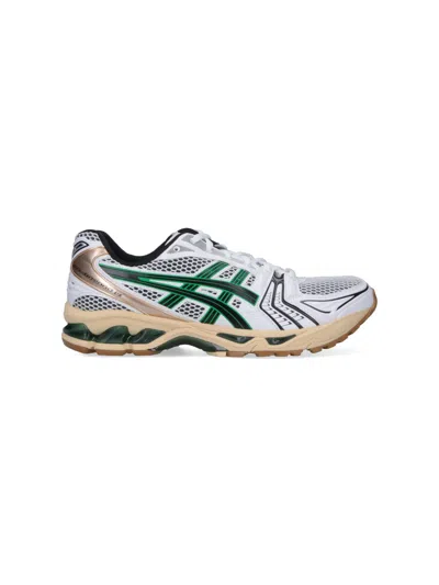 Asics Heritage Running Silhouette Gel-kayano 14 Sneakers In Green
