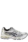 Asics Gel Kayano 14 Sneakers With Shiny Silver Accents In Silver