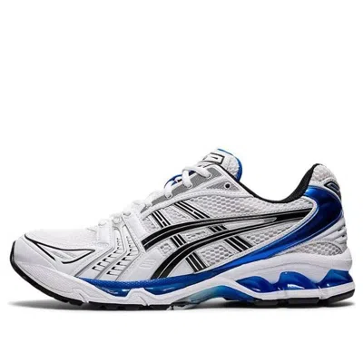 Asics Gel-kayano 14 "white/tuna Blue" Sneakers In Weiss