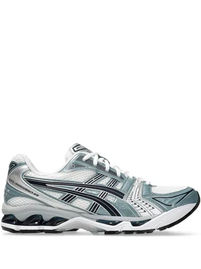 Asics White Gel-kayano 14 Sneakers In Multicolour