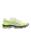 Asics Mens Cream Pure Silver Gel-kayano 20 Mesh Low-top Trainers In Green