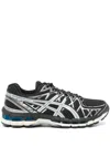 Asics Black Gel-kayano 20 Sneakers In Black Pure Silver