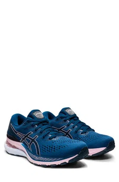 Asics ® Gel-kayano® 28 Running Shoe In Mako Blue/barely Rose