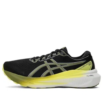 Asics Gel-kayano 30 Wide 'glow Yellow' In Black