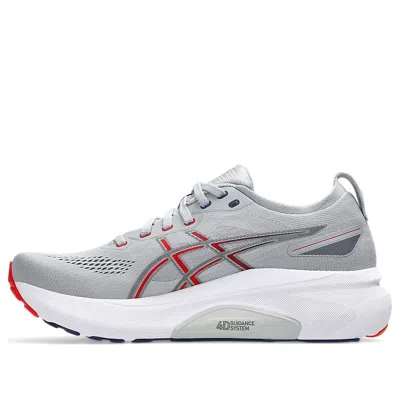 Asics Gel-kayano 31 'piedmont Grey Fiery Red' In Gray