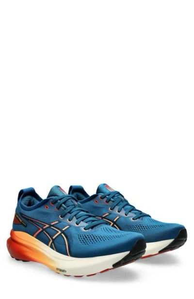 Asics ® Gel-kayano® 31 Running Shoe In Rich Navy/ Spice Latte
