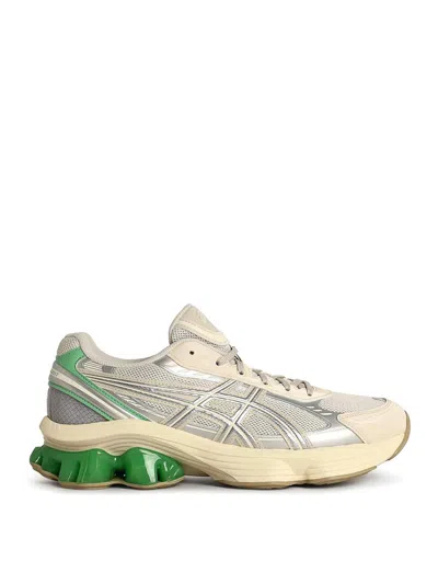 ASICS GEL-KINETIC FLUENT IVORY FABRIC SNEAKERS