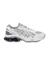 Asics Gel-knit Sneakers With Lace-up Front And Advanced Cushioning In Seal Grey Pure Silver