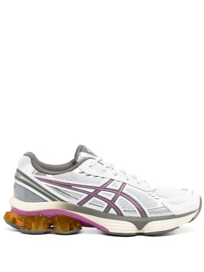 Asics Gel-kinetic Fluent Sneakers In White/truffle Grey 