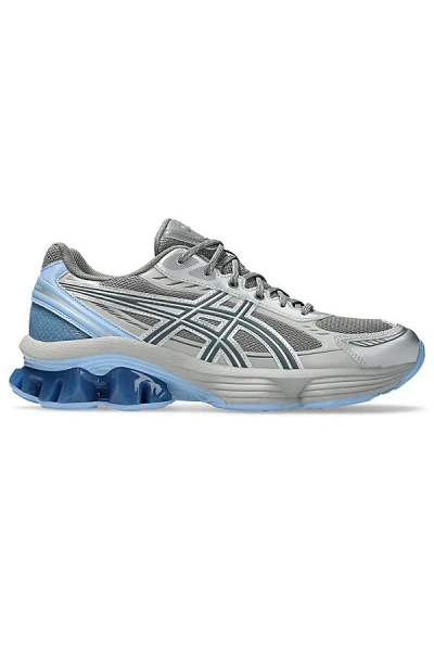Asics Gel-kinetic Fluent Sportstyle Sneakers In Clay Grey/steel Grey At Urban Outfitters In Gray