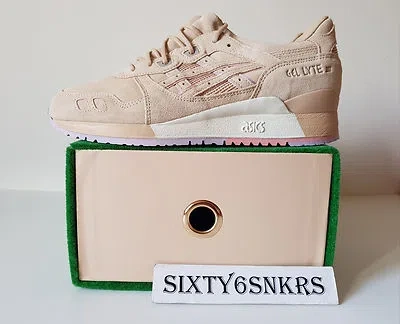 Pre-owned Asics Gel Lyte 3 Iii Iii X Clot Sand Special Box Us8 Uk7 Eu40,5 Ds In Beige