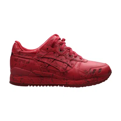 Pre-owned Asics Gel Lyte 3 'marble Pack' In Red
