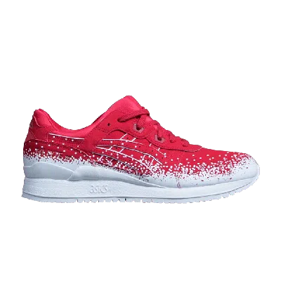 Pre-owned Asics Gel Lyte 3 'snowflake' In Red