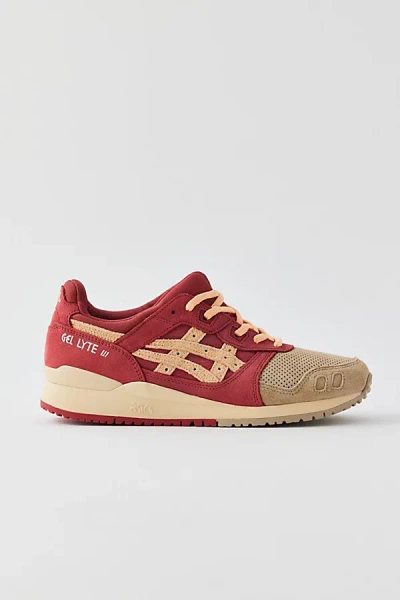 Asics Gel-lyte Iii Og Sneaker In Bright Red, Women's At Urban Outfitters