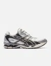 Asics Asymmetrical Mesh Sneakers With Gel Technology In Gray