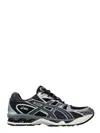 Asics Round Toe Sneakers In Black