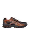Asics Gel-nimbus 10.1 Sportstyle Sneakers In Black/rust Orange, Men's At Urban Outfitters