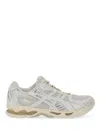 Asics Mens Gel-nimbus 10.1 Low-top Woven Trainers White Pure Silver Eur 40 / 6 Uk In Multi