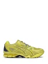 Asics Mesh Rubber Sole Sneakers With Branded Heel